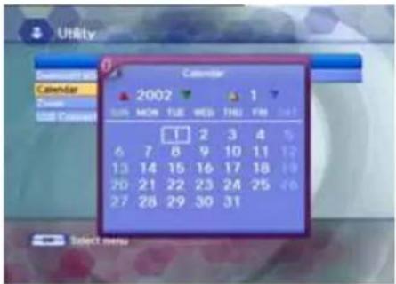 Utility Calendar 2002 1 SAT MON TUE WED THU FRI SET 1 6 7 8 9 10 11 12 13 14 15 16 17 18 19 20 21 22 23 24 25 26 27 28 29 30 31 Select menu