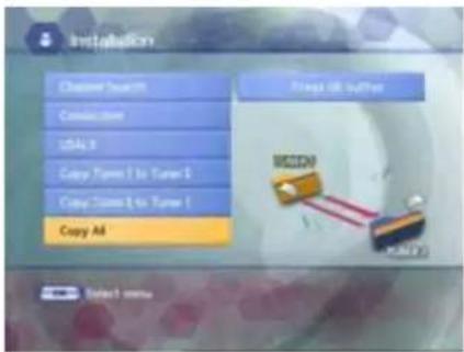 Installation Choose Search Create time chls x Copy Turns 1 to Turn 2 Copy Turns 2 to Turn 3 Copy M Copy GB Suffer MOSSN MOSSN Select menu