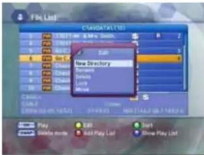File List CLAYDATAL (10) New Directory Play Switch mode Add Play List Show Play List