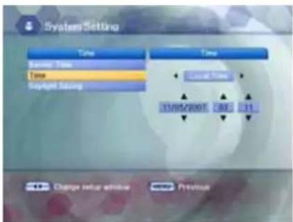 System Setting Time Balance: Time Time Copyright Sailing Time + 100% / 50% + 30% / 20% 30% 31% Change Help admin Previous