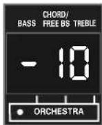 ROLAND FR-3B - ■Setting the volume of the ORCH BASS sound - 3