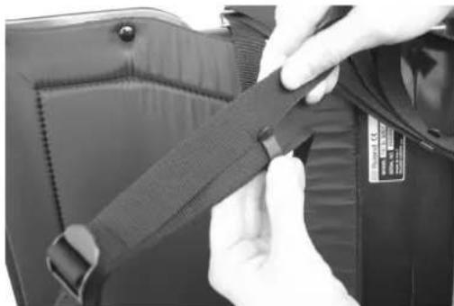 ROLAND FR-3B - Attaching the straps - 7