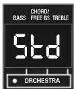 ROLAND FR-3B - ■Setting the volume of the (Treble) Orchestra sound - 3