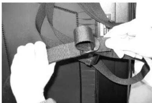 ROLAND FR-3B - Attaching the straps - 6