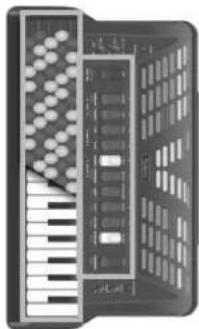 ROLAND FR-3B - Treble section - 1