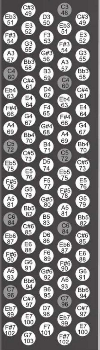 ROLAND FR-3B - Treble Mode (only on the FR-3sb and FR-3b) - 3