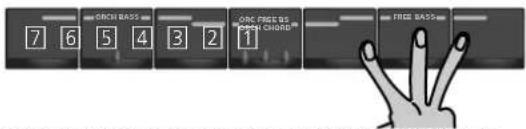 7 6 5 4 3 2 ORC PRESSORS PRESS CANDS 1 FREE BADS