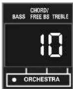 ROLAND FR-3B - ■Setting the volume of the ORCH CHORD sound - 3