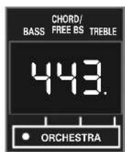 CHORD/ BASS FREE BS TREBLE 443. • ORCHESTRA