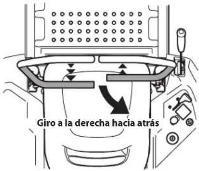 TROY-BILT Mustang 46 XP - Realizar un giro mientras se conduce marcha atrás - 2