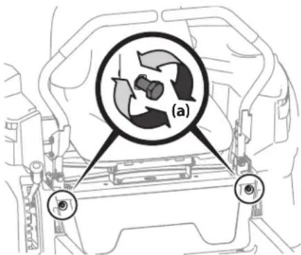 TROY-BILT Mustang 46 XP - Drive Control Lever Stop Adjustment - 1