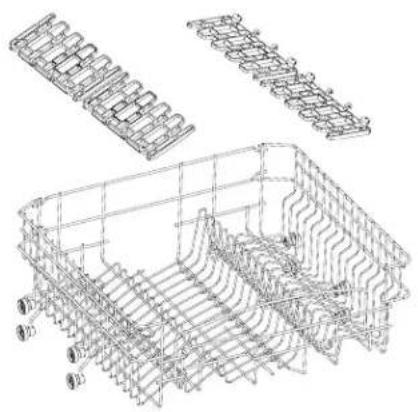 BAUMATIC BFD63SS - LOADING GUIDE (UPPER RACK): - 2