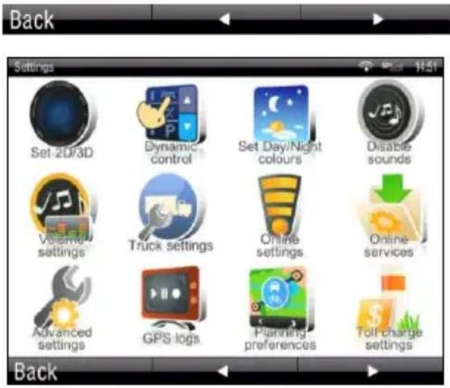 Sygic Fleet Navigation 2D software - The Navigation Screen - 3
