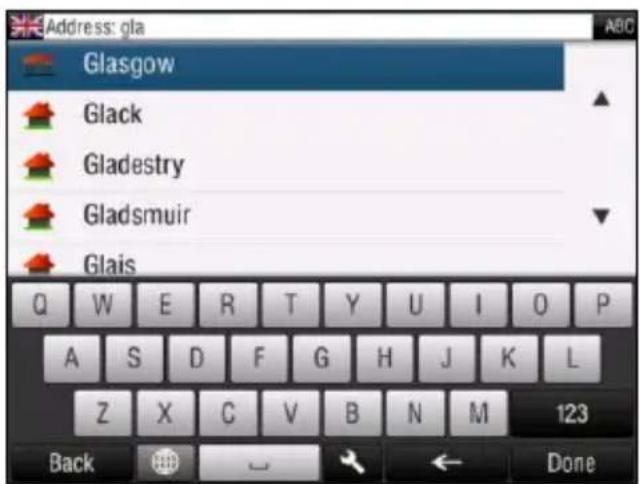 Sygic Fleet Navigation 2D software - Main menu > - 3
