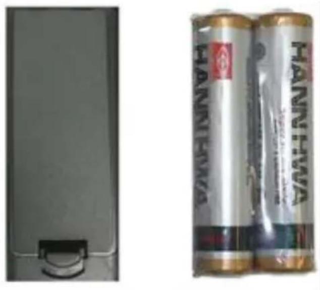 Sceptre E246BD-SMQK - Installing Batteries to the Remote Control - 1