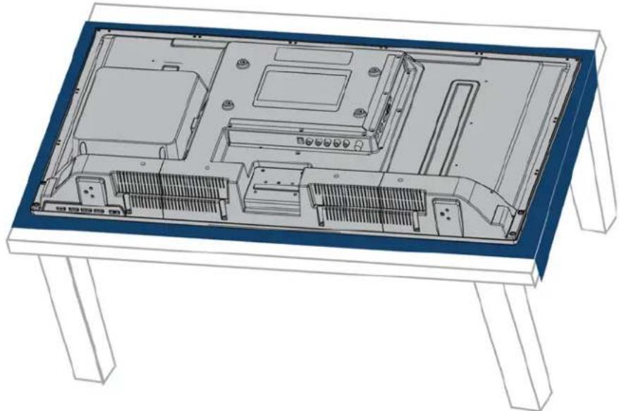 INSIGNIA NS-32DD220NA16 - Installing the stands - 1