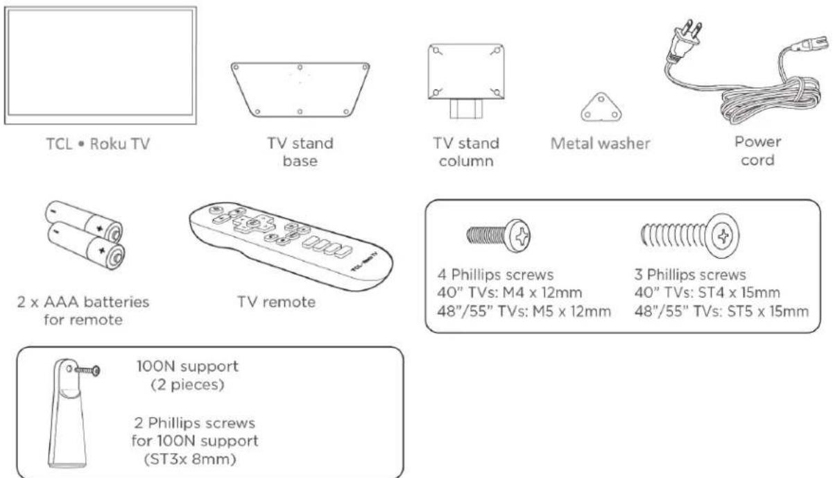 TCL Roku 48FS3700 - Set up your TCL• Roku TV - 1