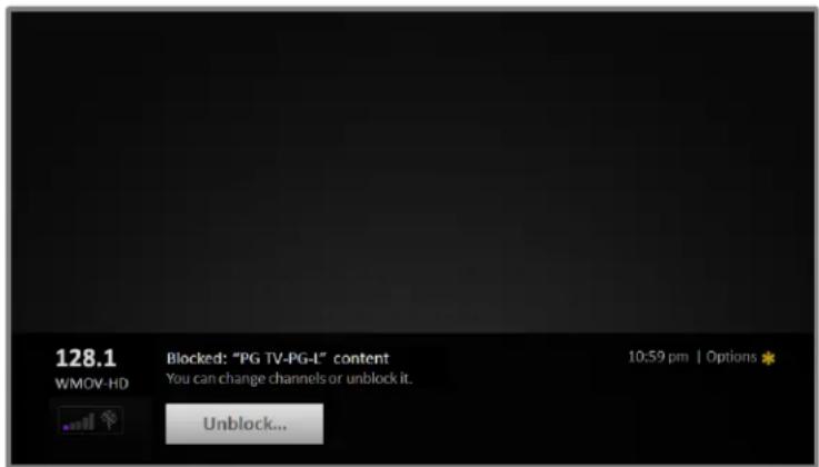 128.1 WMOV-HD Blocked: "PG TV-PG-L" content You can change channels or unlock it. 10:59 pm | Options * Unblock...