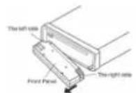 HYUNDAI H-CDM8055 - To Detach the Front Panel - 2