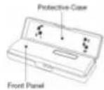 HYUNDAI H-CDM8055 - To Detach the Front Panel - 3