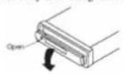 HYUNDAI H-CDM8055 - To Detach the Front Panel - 1