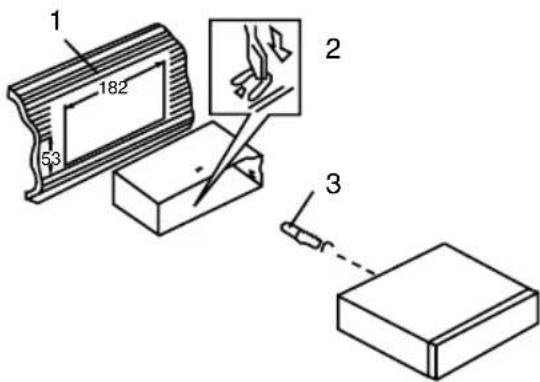HYUNDAI H-CDM8042 - DIN front-mount (Method A) - 1