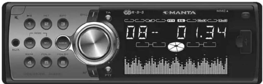 R-D-S MANTA MMC 08 - 0 1.34 OFF/WHI 2.5Hz AUX TA R-DC PVD EQ Rock Touch PTY PHY MTN FOLD FOLD RMD FOLD FOLD RMD FOLD RMD FTY