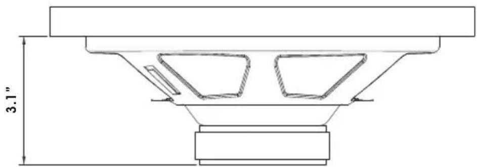 Crunch GRP5.2C - SPEAKER DIMENSIONS - 4