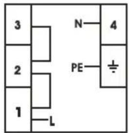 3 2 1 L N—4 PE—÷