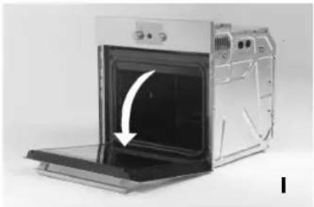 Prima LPR9020 - Changing the rear oven lamp bulb: - 1