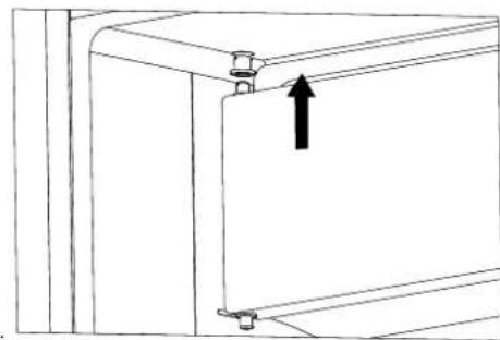 WESTINGHOUSE WFM1810WC - CHANGING OVER THE ICE BOX DOOR (WIM1200 ONLY) - 5