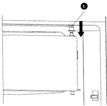 WESTINGHOUSE WFM1810WC - CHANGING OVER THE ICE BOX DOOR (WIM1200 ONLY) - 2