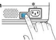 TOSHIBA TDP-S21 - ② Press the ON/STANDBY button. - 1