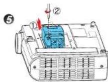 TOSHIBA TDP-S21 - Reset the lamp timer. - 3