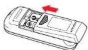 TOSHIBA TDP-S21 - ■ Loading dry-cell batteries into the remote control - 3
