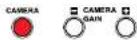 TOSHIBA TDP-S21 - ② Press the CAMERA button, and select camera input. - 1
