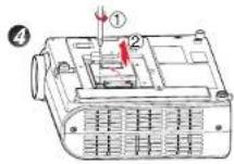 TOSHIBA TDP-S21 - Reset the lamp timer. - 2