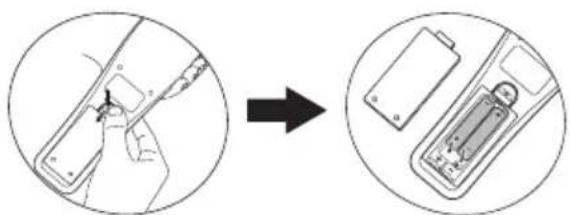 Diagram showing a hand holding a battery with a switch, before and after the change, indicating a process of battery disassembly or disassembly.