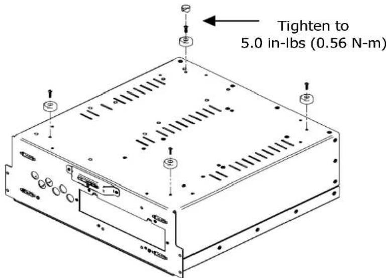 Tighten to 5.0 in-lbs (0.56 N-m)