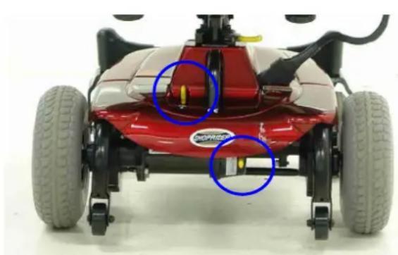 Shoprider Como - ENGAGED / DISENGAGED MODE (Fig. 6) - 1