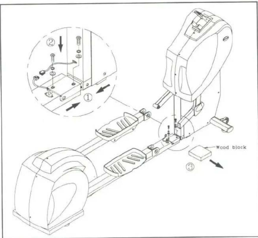 Technical diagram of a mechanical assembly with labeled parts and structural annotations in Chinese