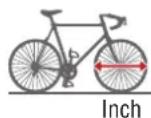 Cateye Urban CC-VT240W - Select the tire size. - 4