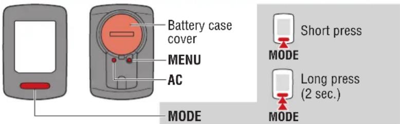 Cateye Urban CC-VT240W - Setting up the computer - 2