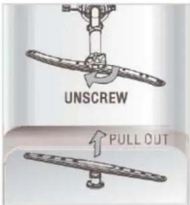 UNSCREW PULL OUT
