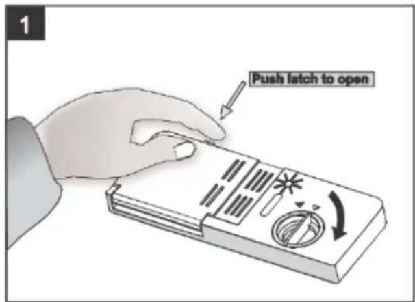 Push latch to open