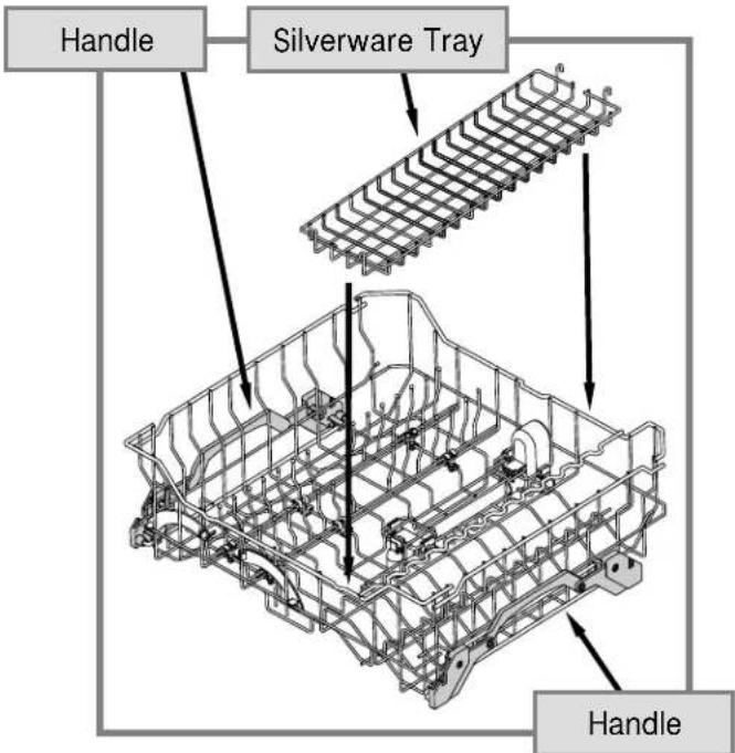 Dacor PD24BK - To change the top rack position: - 2