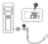 Clas Ohlson WS590H - External temperature sensor - 1