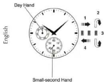 PULSAR VD76 - TIME/CALENDAR SETTING - 1
