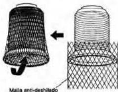 Malla anti-deshilado