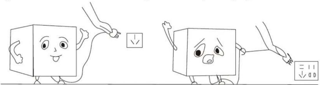 Illustration showing two cartoon cubes with different expressions and a hand holding a pencil, accompanied by a checklist panel.